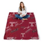 temple owls fan spirit red blanket best selling