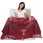 temple owls fan spirit red blanket best selling