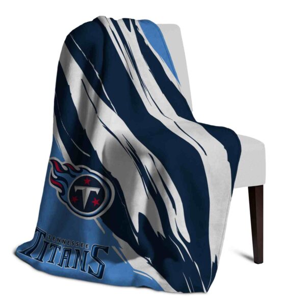 tennessee titans brushstrokes navy white blanket top rated