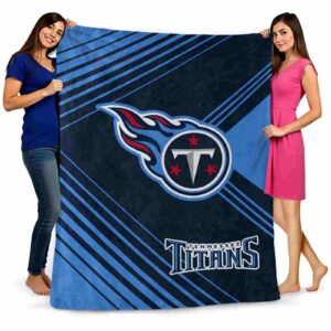 tennessee titans diagonal stripes navy blanket fashion forward