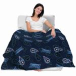 tennessee titans diehard fans navy blanket best selling