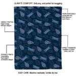 tennessee titans diehard fans navy blanket best selling