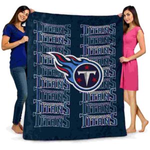 tennessee titans fan pride navy blanket fashion forward