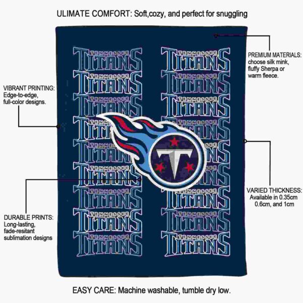 tennessee titans fan pride navy blanket new arrival