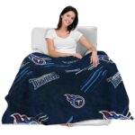 tennessee titans fan spirit navy blanket latest model