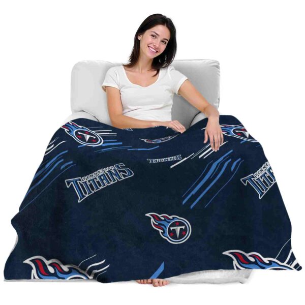 tennessee titans fan spirit navy blanket latest model