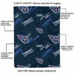 tennessee titans fan spirit navy blanket new arrival