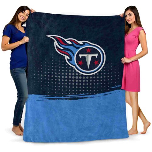 tennessee titans gradient dots navy blanket fashion forward