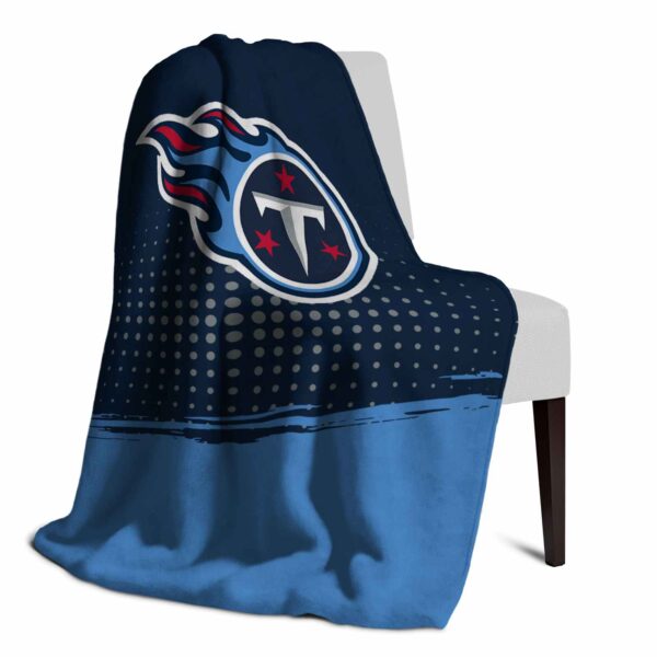tennessee titans gradient dots navy blanket top rated