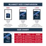 tennessee titans grunge texture navy blanket trendy
