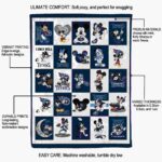 tennessee titans mickey minnie navy white blanket new arrival
