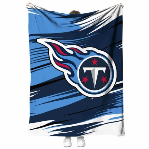 tennessee titans paint streaks navy white blanket best selling