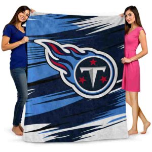 tennessee titans paint streaks navy white blanket fashion forward