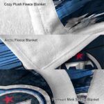 tennessee titans paint streaks navy white blanket premium grade