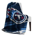 tennessee titans paint streaks navy white blanket top rated