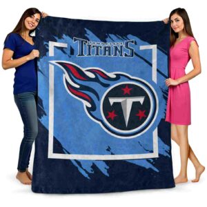 tennessee titans splatter effect navy blanket fashion forward