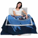 tennessee titans splatter effect navy blanket latest model