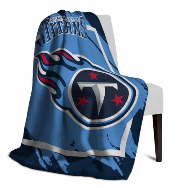 tennessee titans splatter effect navy blanket top rated