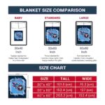 tennessee titans splatter effect navy blanket trendy