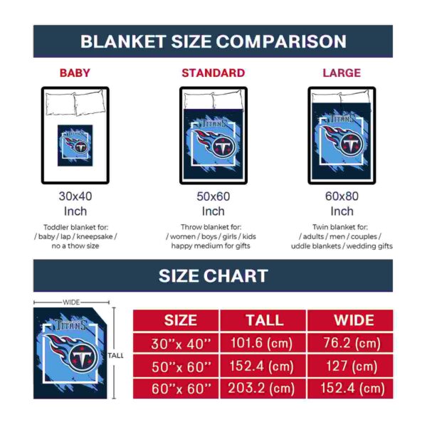 tennessee titans splatter effect navy blanket trendy