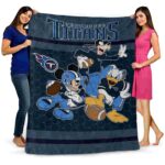 tennessee titans three musketeers navy blanket best selling