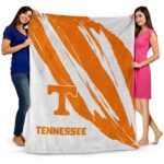 tennessee volunteers brushstrokes orange white blanket best selling