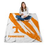 tennessee volunteers brushstrokes orange white blanket best selling