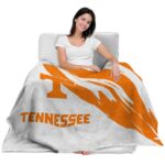tennessee volunteers brushstrokes orange white blanket best selling