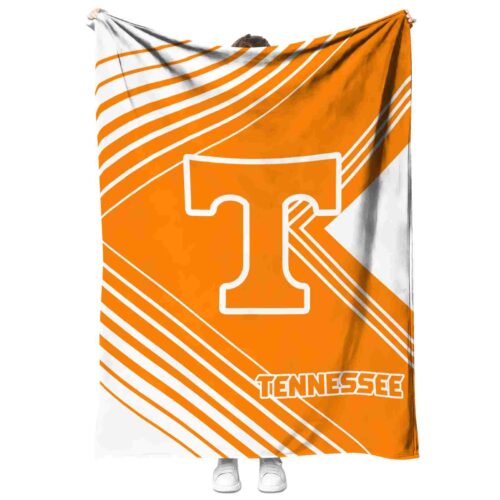 tennessee volunteers diagonal stripes orange blanket best selling