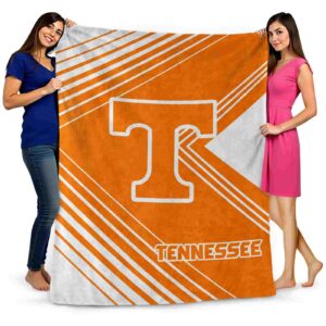 tennessee volunteers diagonal stripes orange blanket fashion forward