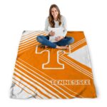 tennessee volunteers diagonal stripes orange blanket high quality