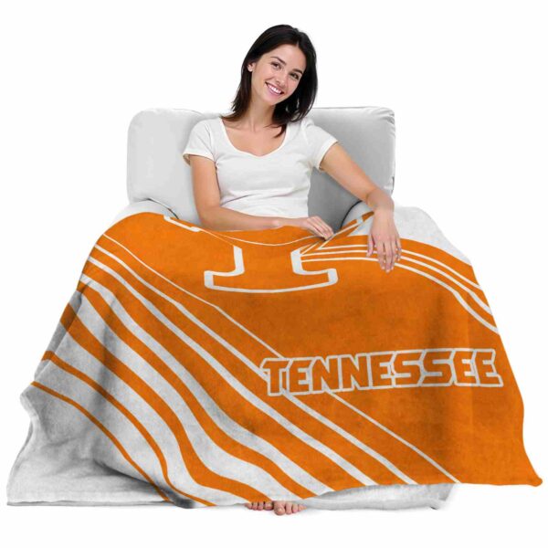 tennessee volunteers diagonal stripes orange blanket latest model
