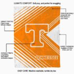 tennessee volunteers diagonal stripes orange blanket new arrival