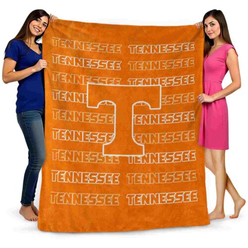 tennessee volunteers fan pride orange blanket fashion forward