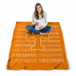 tennessee volunteers fan pride orange blanket high quality