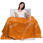 tennessee volunteers fan spirit orange blanket best selling