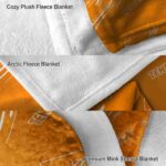 tennessee volunteers fan spirit orange blanket best selling