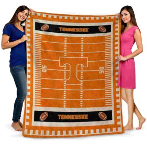 tennessee volunteers football field orange blanket fashion forward