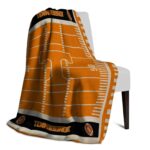 tennessee volunteers football field orange blanket top rated