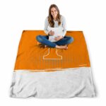tennessee volunteers gradient dots orange blanket high quality