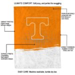 tennessee volunteers gradient dots orange blanket new arrival