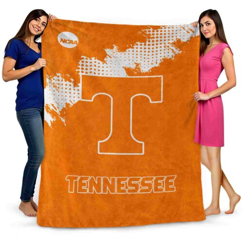 tennessee volunteers grunge texture orange blanket fashion forward