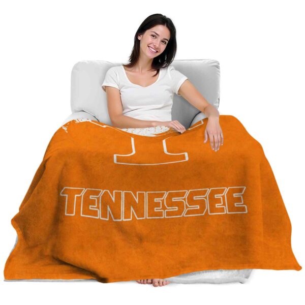 tennessee volunteers grunge texture orange blanket latest model
