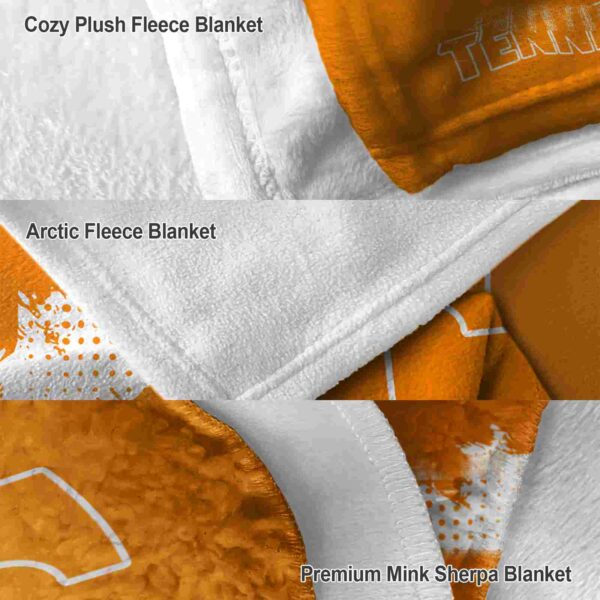 tennessee volunteers grunge texture orange blanket premium grade