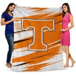tennessee volunteers paint streaks orange white blanket fashion forward