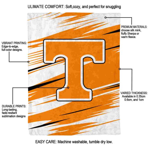 tennessee volunteers paint streaks orange white blanket new arrival