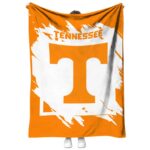 tennessee volunteers splatter effect orange blanket best selling