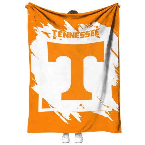 tennessee volunteers splatter effect orange blanket best selling