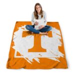 tennessee volunteers splatter effect orange blanket high quality