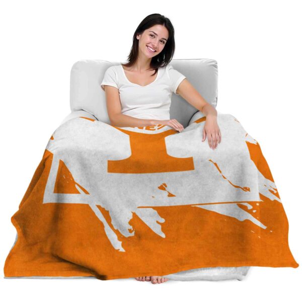 tennessee volunteers splatter effect orange blanket latest model